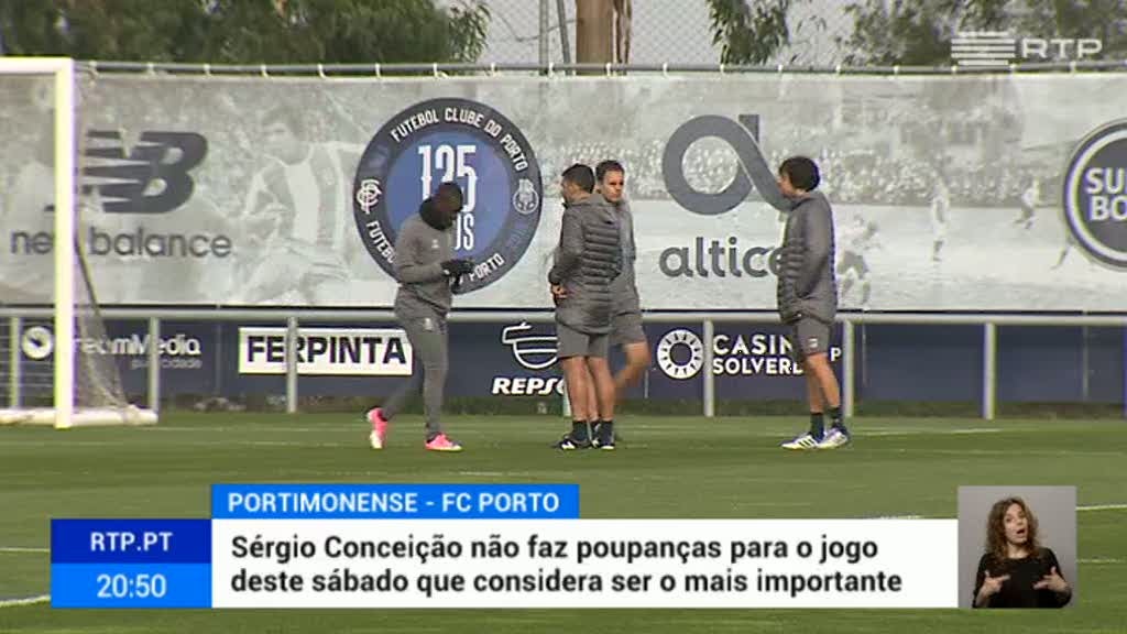 S�rgio Concei��o antev� jogo com o Portimonense