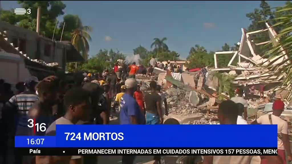 Sismo no Haiti. Confirmados 724 mortos e 1.800 feridos - Vimarsana News