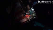 Imagem de Resgate de doente a bordo de navio (vídeo)