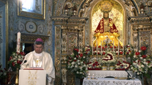 Imagem de Bispo de Angra celebrou a missa de Santo Cristo (Vídeo)