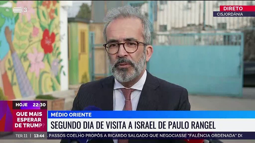 Paulo Rangel in the West Bank