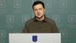 Imagem de Zelensky satisfeito com abordagem da Rússia
