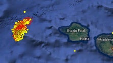 Imagem de Faial atravessa crise sísmica há três semanas (Vídeo)