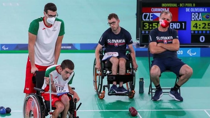 Imagem de André Ramos nos quartos dos individuais de boccia