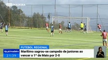 Juniores do Marítimo são campeões regionais