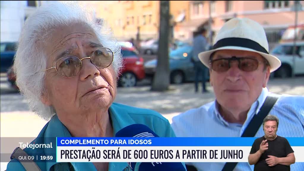 Complemento solidário para idosos sobe para 600 euros a partir de junho