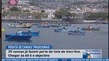 Regata de canoas tradicionais (Vídeo)