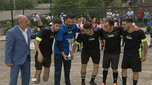 Imagem de Nogueira e Reinventa vencem no futebol de rua (vídeo)