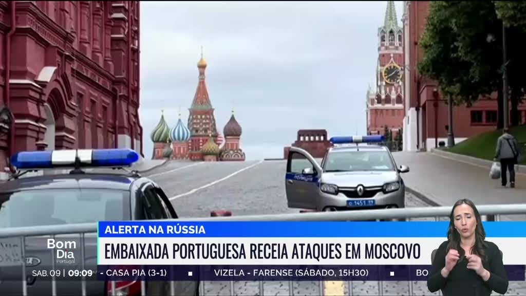 Alerta na Rússia. Embaixada portuguesa receia ataques em Moscovo