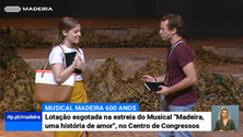 Lotação esgotada na estreia do musical Madeira – uma História de Amor