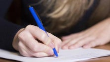 Imagem de 127 alunos foram a exame esta segunda-feira