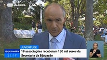 Imagem de Associações juvenis receberam 130 mil euros da Secretaria Regional de Educação (Vídeo)