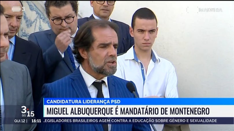 Imagem de Miguel Albuquerque é o mandatário de Luís Montenegro