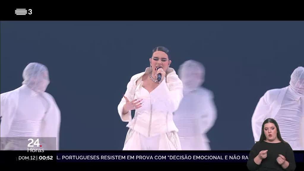 Eurovisão. EBU protelou publicação de vídeo de Iolanda com símbolos da Palestina