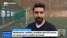 Madeirenses rendidos a CR7