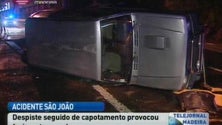 Acidente em São João acabou com dois feridos