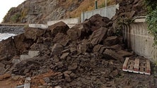 Imagem de Derrocada não causou vítimas graves