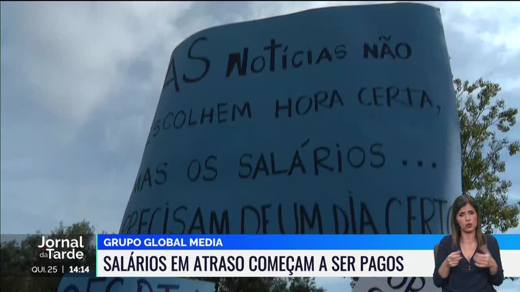 Começaram a ser pagos salários em atraso de dezembro no Grupo Global Media