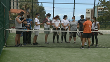 Imagem de Desporto Escolar introduz o padel (vídeo)