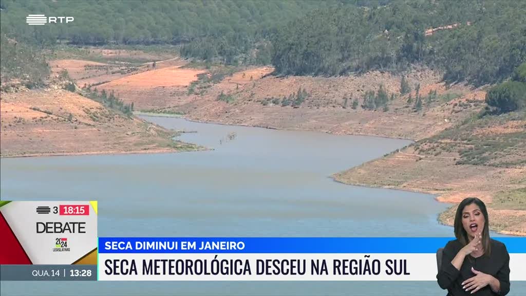 Seca meteorológica diminuiu em janeiro no sul do país