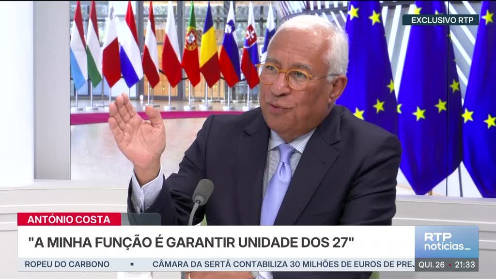 Imagem de Em entrevista à RTP, António Costa defende maior flexibilidade na União Europeia