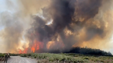 Imagem de Incêndio na Calheta continua ativo (áudio)