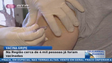 Imagem de 4 mil pessoas vacinadas contra a gripe na primeira