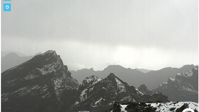 Imagem de Neve voltou a cair nas serras da Madeira