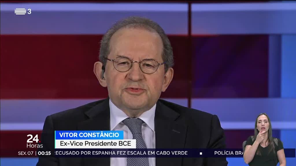 "BCE deverá baixar juros mais uma vez este ano", acredita Vítor Constâncio