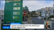 Imagem de Gasolina e o gasóleo baixaram hoje oito cêntimos por litro (vídeo)