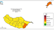 Santa Cruz e Porto Santo em risco elevado de incêndio