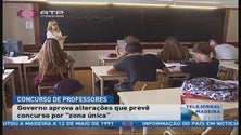 O regime dos concursos de seleção de professores foi alterado (Vídeo)