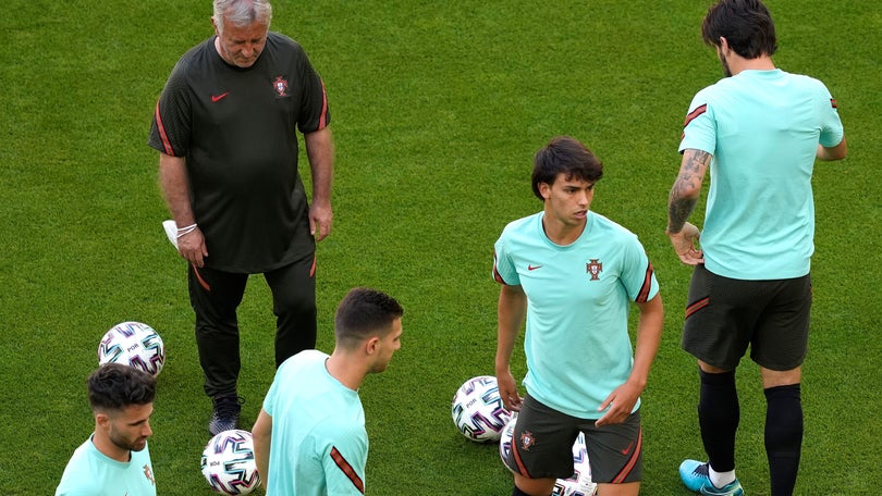 Imagem de João Félix falha jogo com a Alemanha