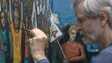 Milewski estreia-se na arte interventiva com mural (vídeo)