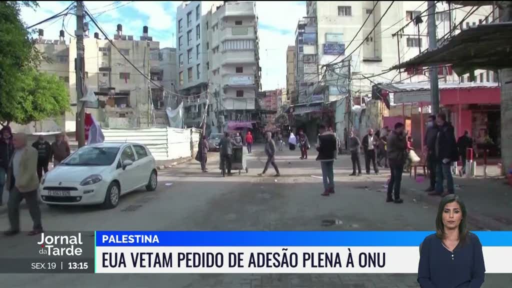 Estados Unidos vetaram adesão plena da Palestina às Nações Unidas