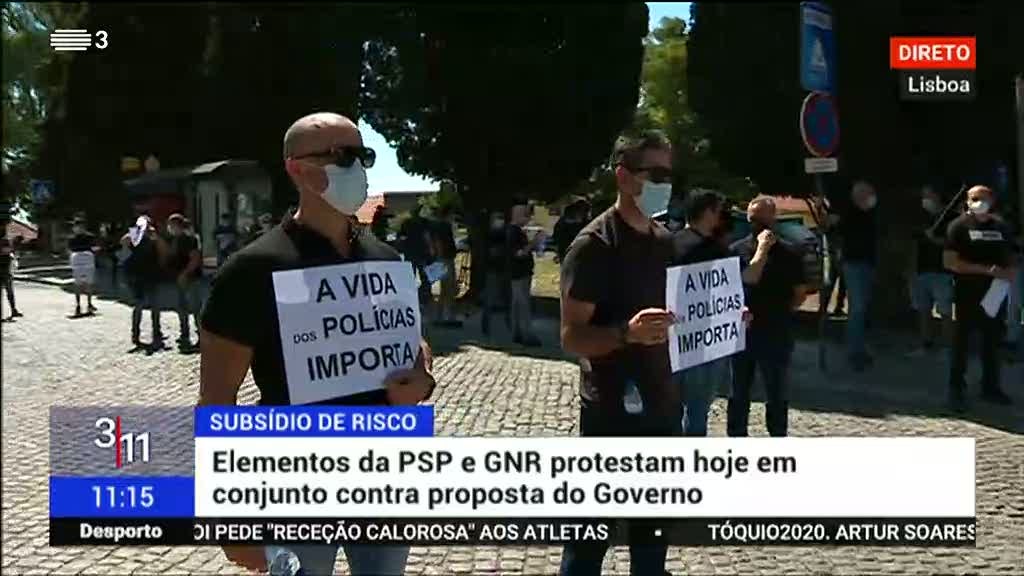 Subsídio De Risco Psp E Gnr Protestam Contra Proposta Do Governo