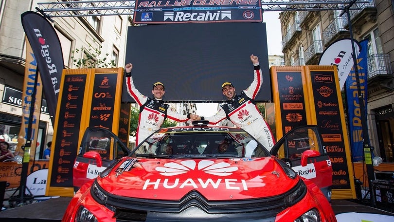 Imagem de Diego Ruiloba de Citroen C3 Rally2 no Rali Vinho Madeira