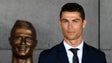 Imagem de Autor do busto de CR7 está satisfeito com a peça e lembra que é autodidata