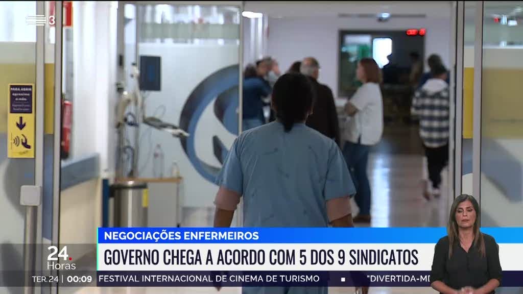 Cinco sindicatos dos enfermeiros chegaram a acordo com o Governo