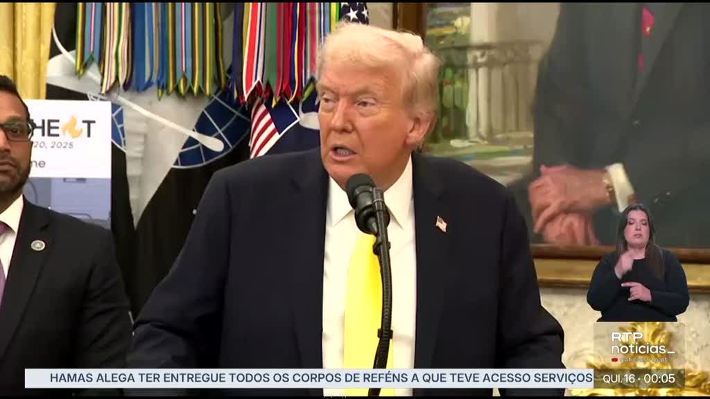 Trump. Tropoas dos EUA não irão intervir no desarmamento do Hamas