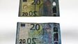 Imagem de 12 mil notas apreendidas em 2020