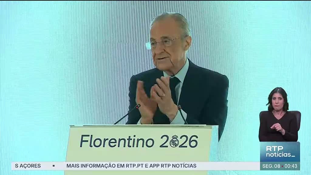 Florentino Pérez reeleito presidente do Real Madrid