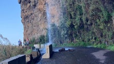 Nova queda de pedras na Cascata dos Anjos