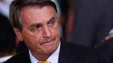 Imagem de Bolsonaro internado para fazer exames devido a crise de soluços