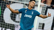 Imagem de Ronaldo fica em branco na vitória da Juventus em Parma