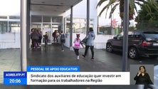 Imagem de Sindicato dos auxiliares de educação quer investir em formação na Região [Vídeo]
