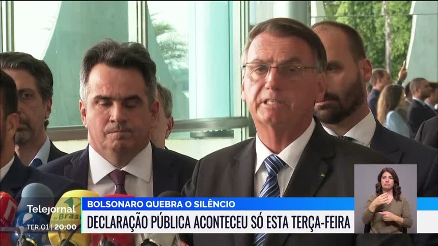 Bolsonaro rompe el silencio.  «Estamos por el orden y el progreso»