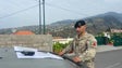 Imagem de Exército no terreno em vigilância (vídeo)