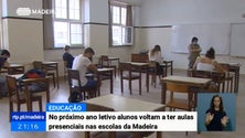 Imagem de Aulas presenciais voltam às escolas da Madeira no próximo ano letivo (Vídeo)