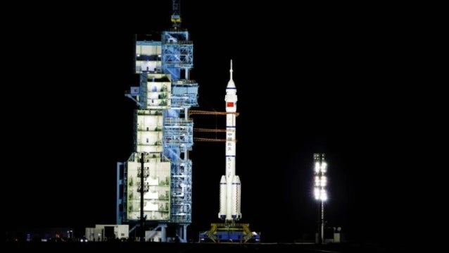 Nave atracou com sucesso na estação espacial da China